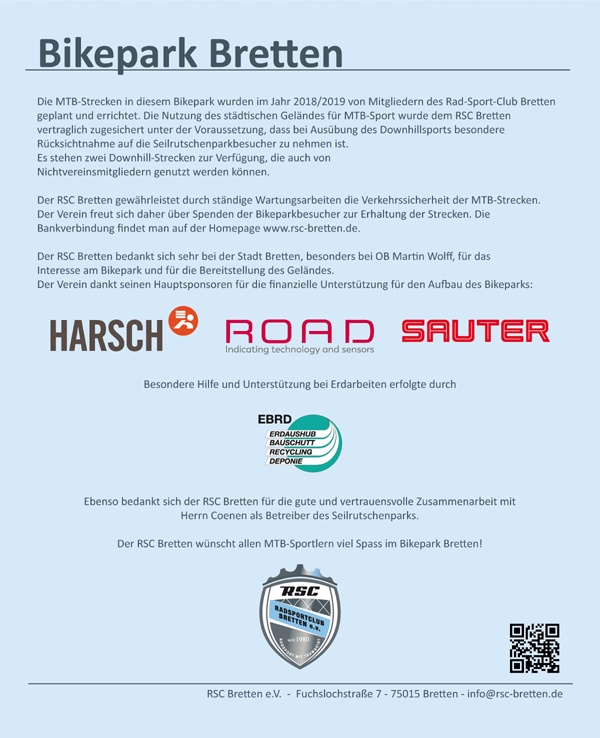 RSCB Bikepark Sponsoren
